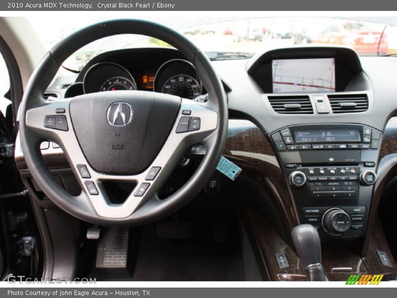 Crystal Black Pearl / Ebony 2010 Acura MDX Technology