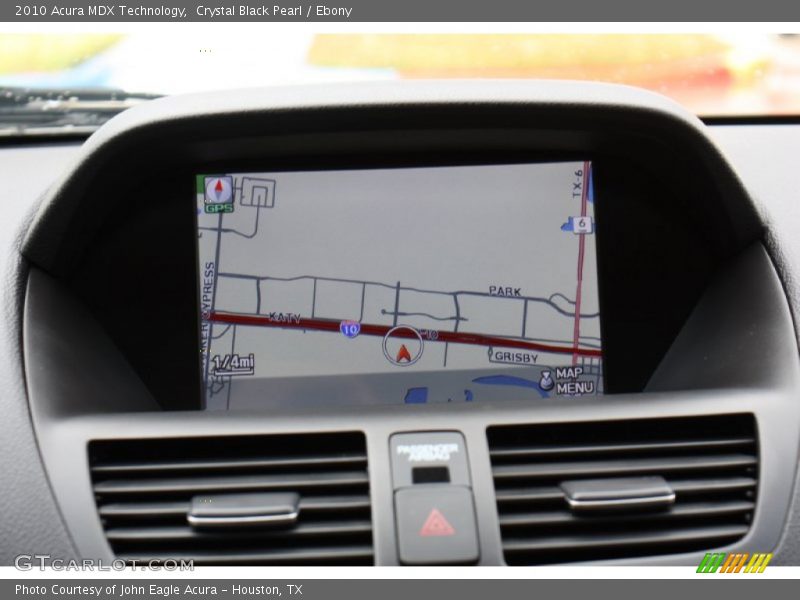 Crystal Black Pearl / Ebony 2010 Acura MDX Technology