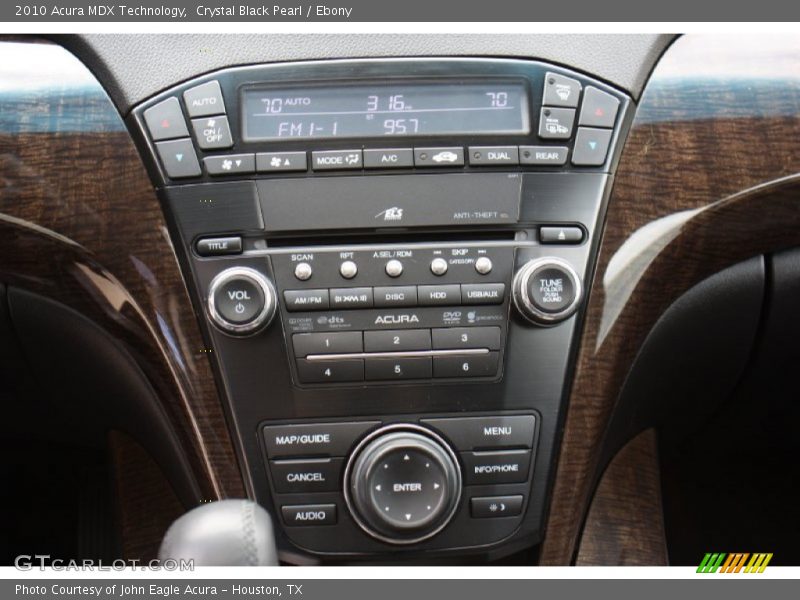 Crystal Black Pearl / Ebony 2010 Acura MDX Technology