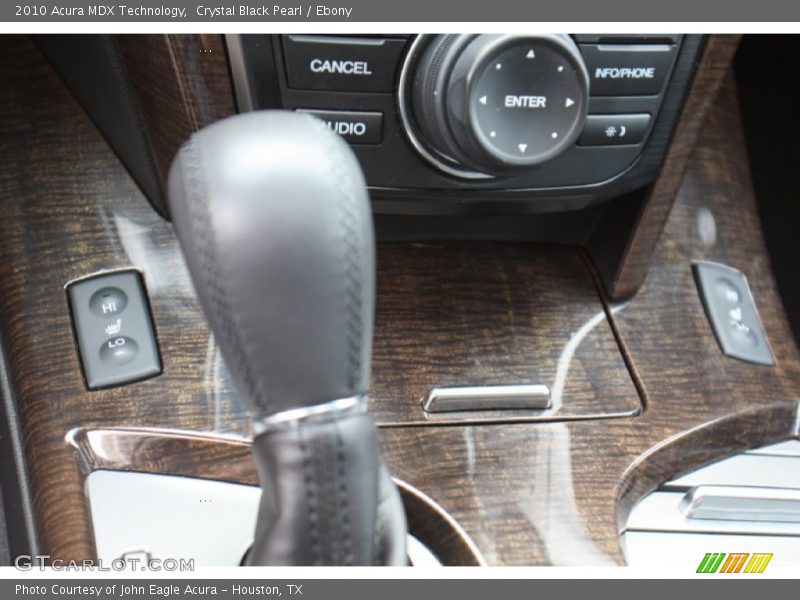 Crystal Black Pearl / Ebony 2010 Acura MDX Technology