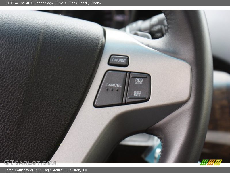 Crystal Black Pearl / Ebony 2010 Acura MDX Technology