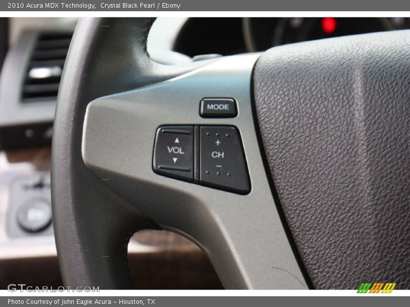Crystal Black Pearl / Ebony 2010 Acura MDX Technology