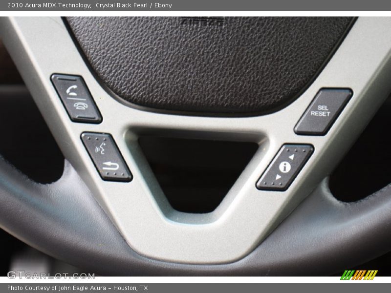 Crystal Black Pearl / Ebony 2010 Acura MDX Technology