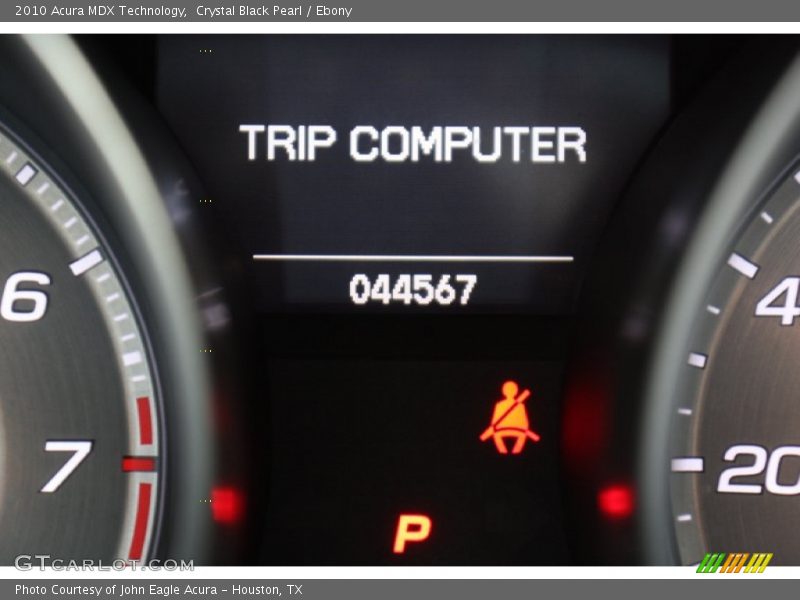 Crystal Black Pearl / Ebony 2010 Acura MDX Technology