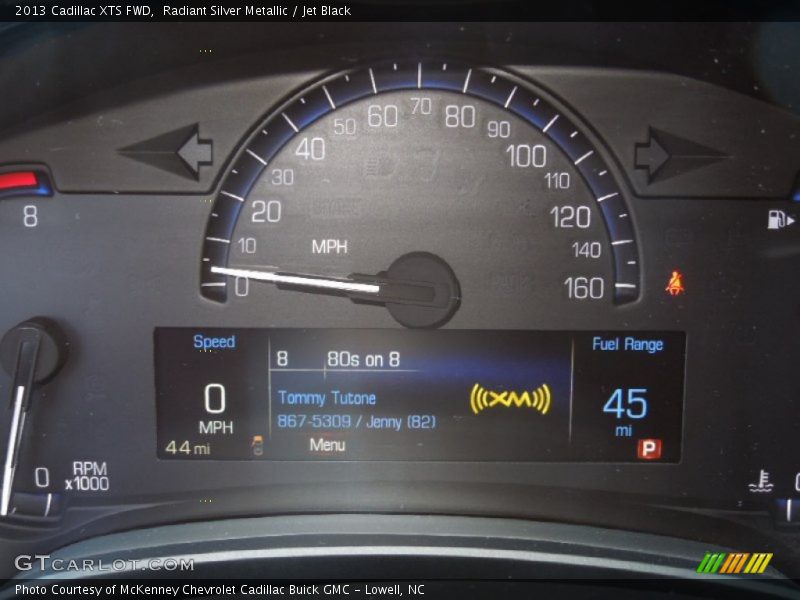 Radiant Silver Metallic / Jet Black 2013 Cadillac XTS FWD