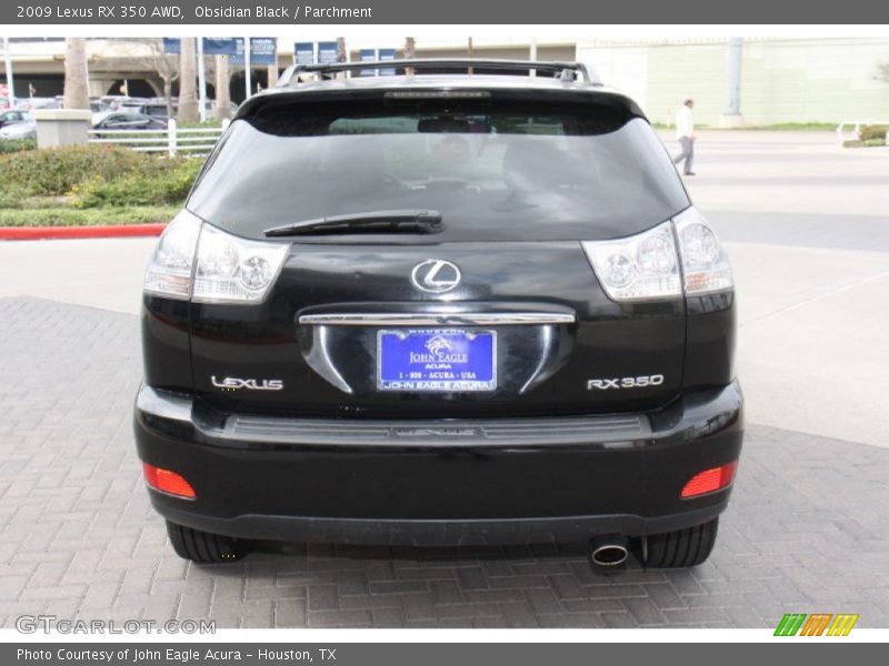 Obsidian Black / Parchment 2009 Lexus RX 350 AWD