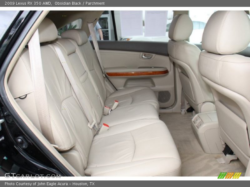 Rear Seat of 2009 RX 350 AWD