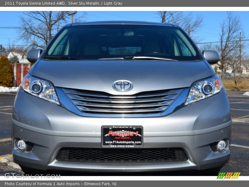 Silver Sky Metallic / Light Gray 2011 Toyota Sienna Limited AWD
