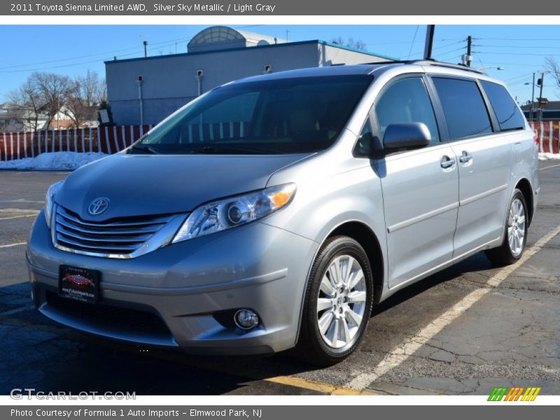 Silver Sky Metallic / Light Gray 2011 Toyota Sienna Limited AWD