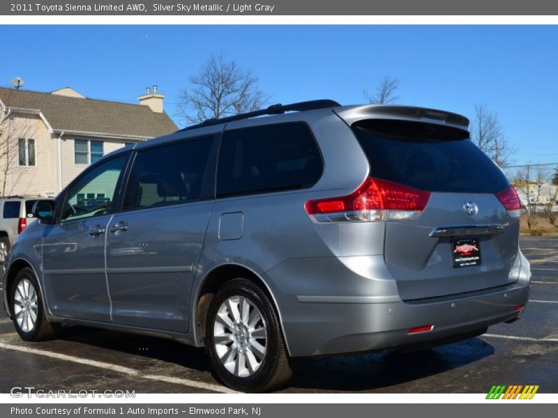 Silver Sky Metallic / Light Gray 2011 Toyota Sienna Limited AWD