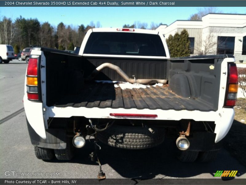Summit White / Dark Charcoal 2004 Chevrolet Silverado 3500HD LS Extended Cab 4x4 Dually