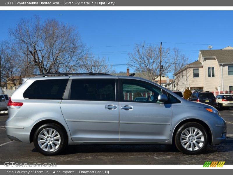 Silver Sky Metallic / Light Gray 2011 Toyota Sienna Limited AWD