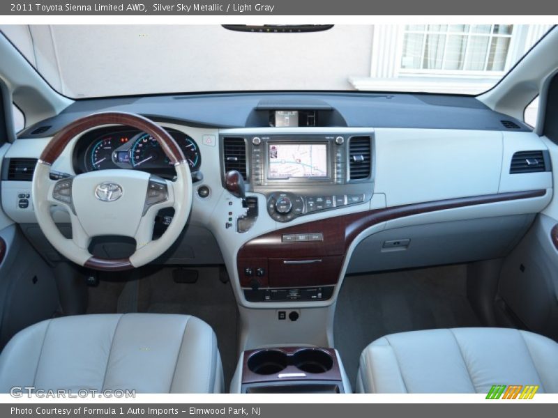 Dashboard of 2011 Sienna Limited AWD