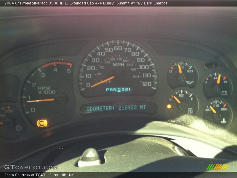 Summit White / Dark Charcoal 2004 Chevrolet Silverado 3500HD LS Extended Cab 4x4 Dually