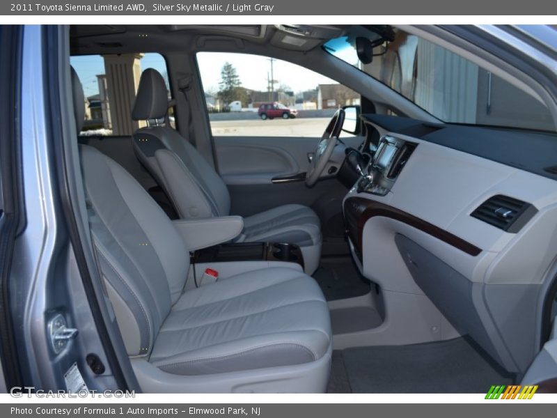 Silver Sky Metallic / Light Gray 2011 Toyota Sienna Limited AWD