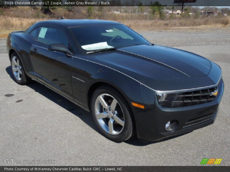 Ashen Gray Metallic / Black 2013 Chevrolet Camaro LT Coupe