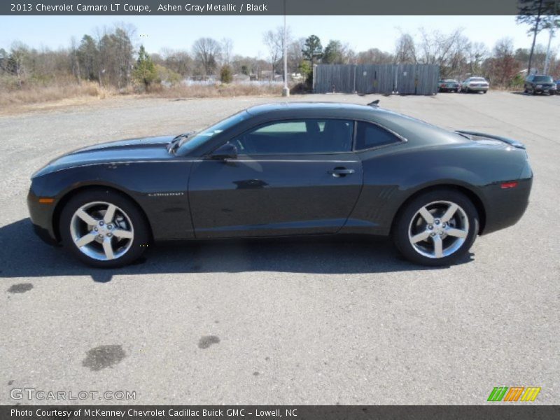 Ashen Gray Metallic / Black 2013 Chevrolet Camaro LT Coupe