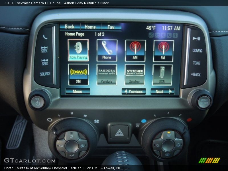 Ashen Gray Metallic / Black 2013 Chevrolet Camaro LT Coupe