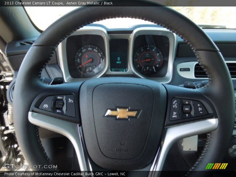 Ashen Gray Metallic / Black 2013 Chevrolet Camaro LT Coupe