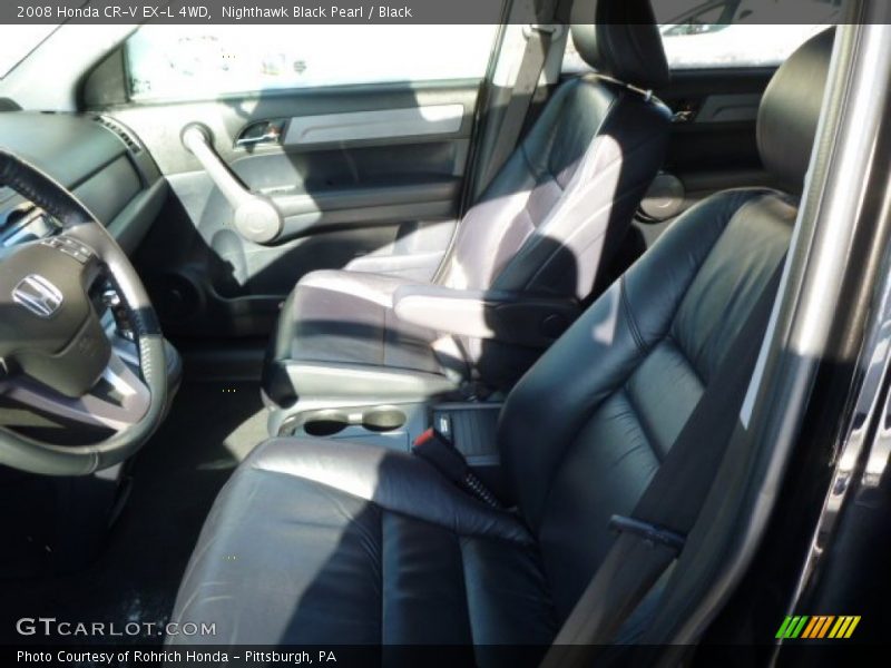 Nighthawk Black Pearl / Black 2008 Honda CR-V EX-L 4WD