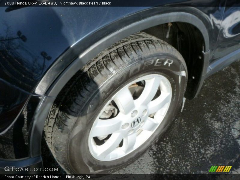 Nighthawk Black Pearl / Black 2008 Honda CR-V EX-L 4WD