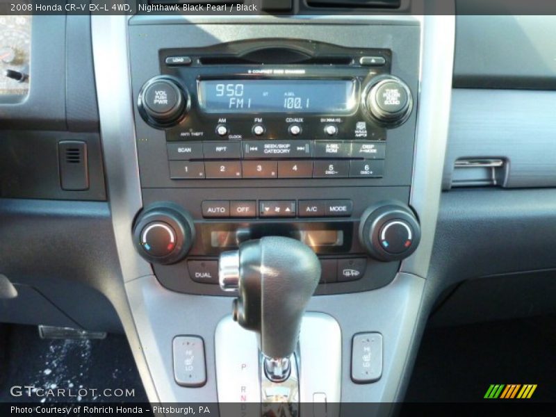 Nighthawk Black Pearl / Black 2008 Honda CR-V EX-L 4WD