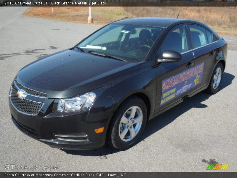 Black Granite Metallic / Jet Black 2013 Chevrolet Cruze LT