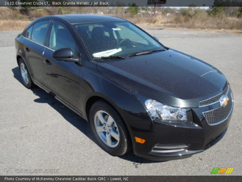 Black Granite Metallic / Jet Black 2013 Chevrolet Cruze LT
