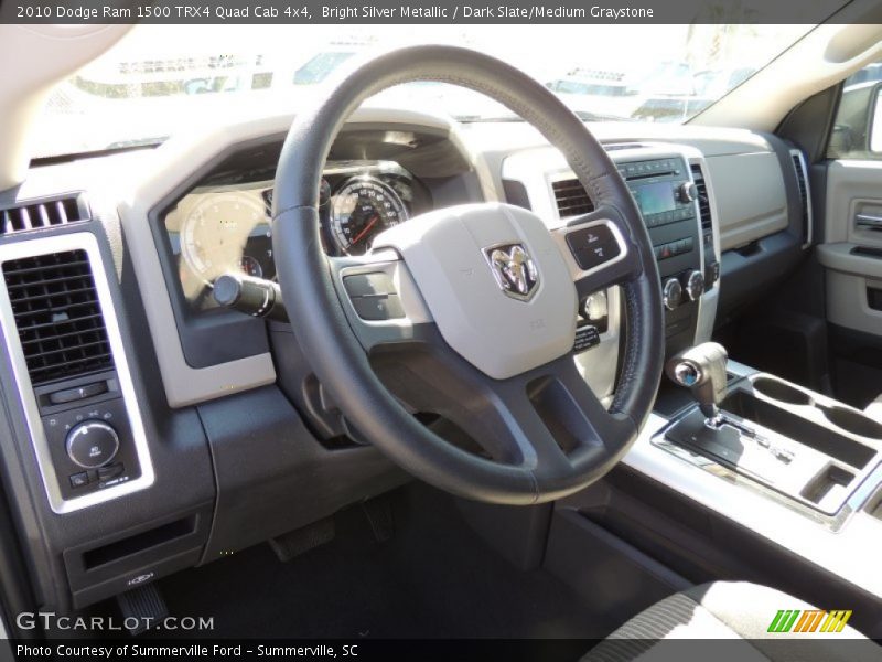 Bright Silver Metallic / Dark Slate/Medium Graystone 2010 Dodge Ram 1500 TRX4 Quad Cab 4x4