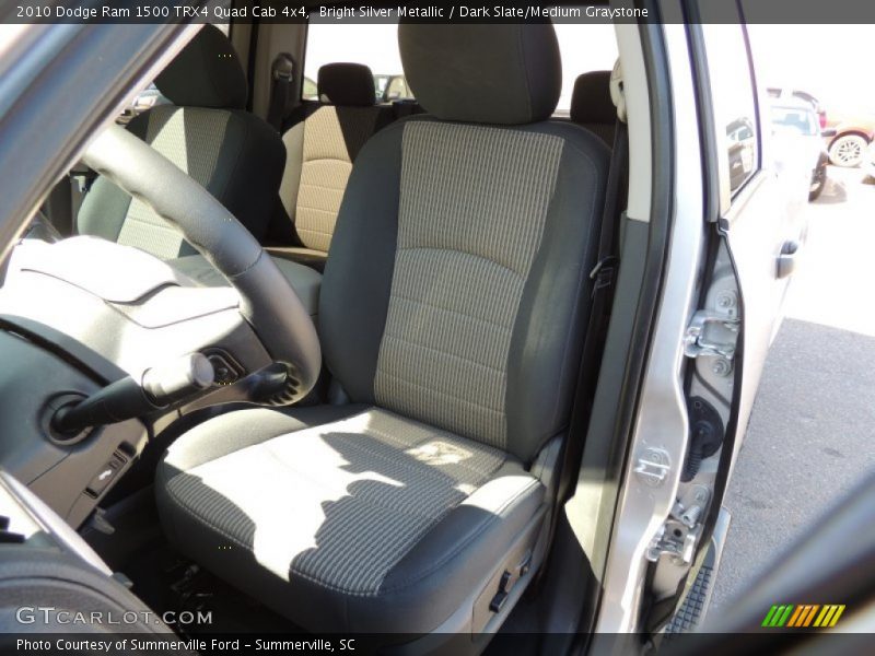 Bright Silver Metallic / Dark Slate/Medium Graystone 2010 Dodge Ram 1500 TRX4 Quad Cab 4x4