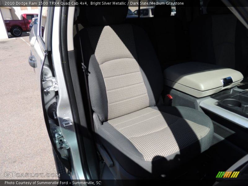 Bright Silver Metallic / Dark Slate/Medium Graystone 2010 Dodge Ram 1500 TRX4 Quad Cab 4x4