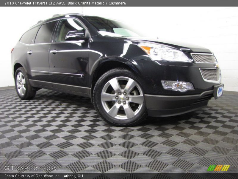 Black Granite Metallic / Cashmere 2010 Chevrolet Traverse LTZ AWD