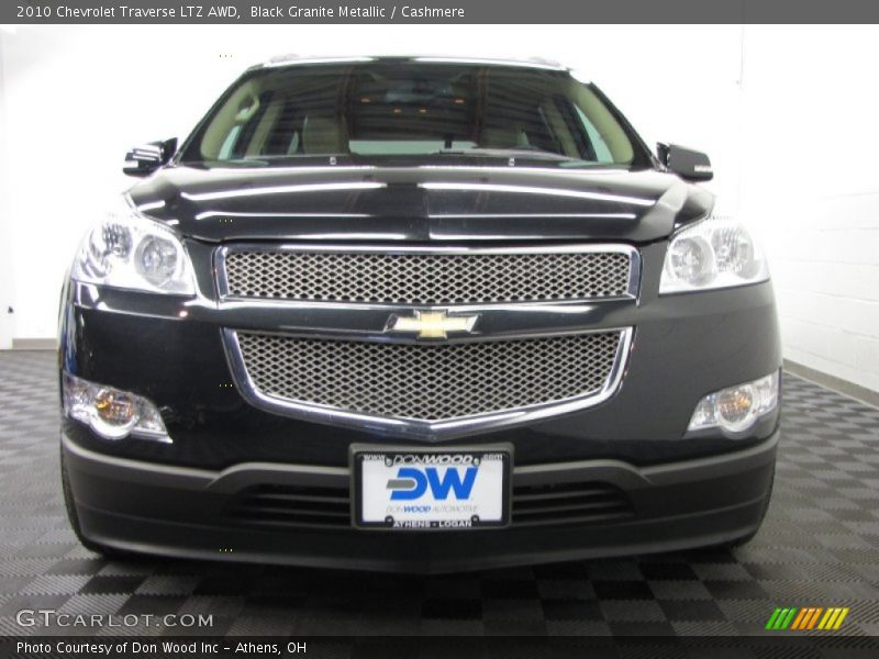 Black Granite Metallic / Cashmere 2010 Chevrolet Traverse LTZ AWD