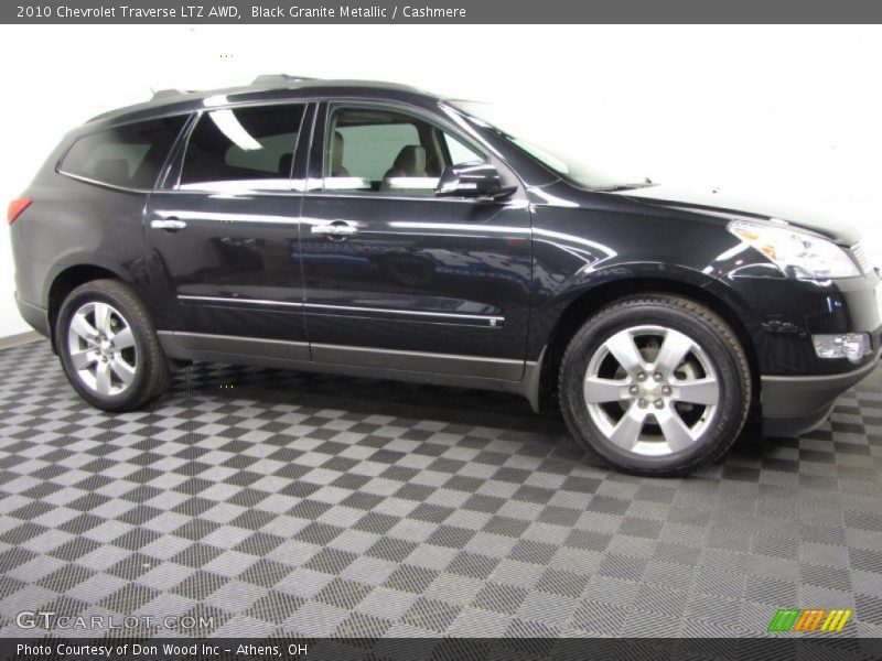Black Granite Metallic / Cashmere 2010 Chevrolet Traverse LTZ AWD
