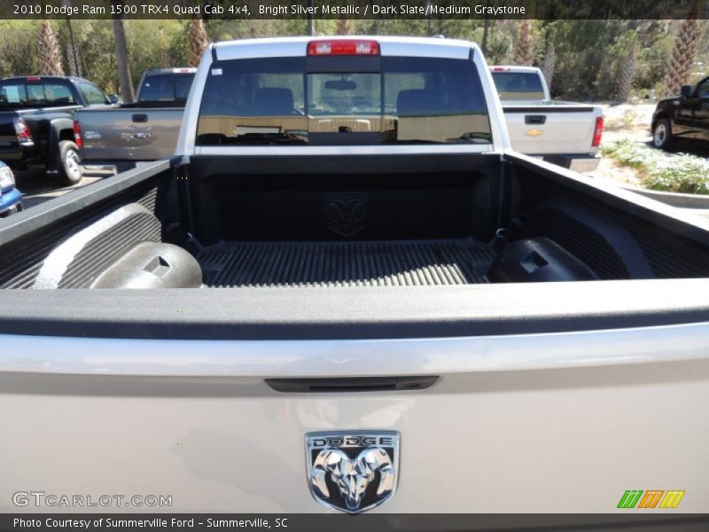 Bright Silver Metallic / Dark Slate/Medium Graystone 2010 Dodge Ram 1500 TRX4 Quad Cab 4x4