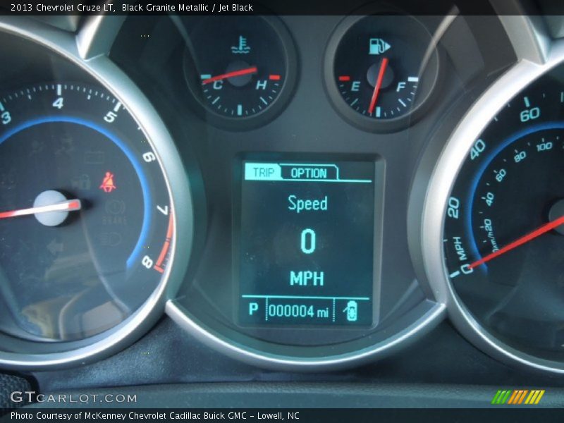 Black Granite Metallic / Jet Black 2013 Chevrolet Cruze LT