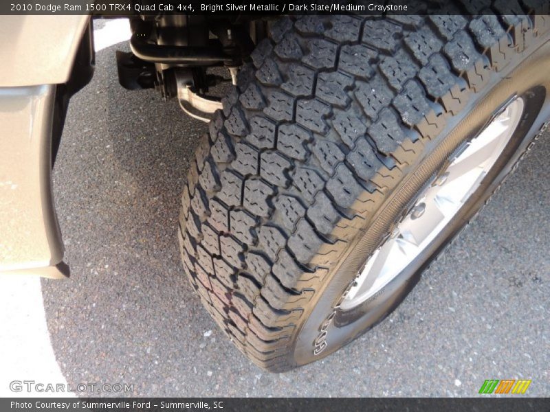 Bright Silver Metallic / Dark Slate/Medium Graystone 2010 Dodge Ram 1500 TRX4 Quad Cab 4x4