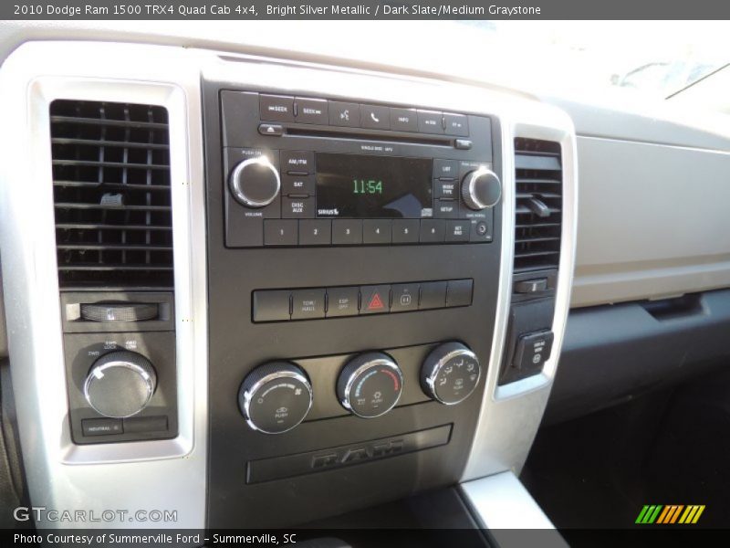 Bright Silver Metallic / Dark Slate/Medium Graystone 2010 Dodge Ram 1500 TRX4 Quad Cab 4x4