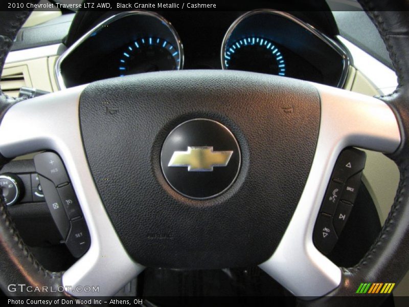 Black Granite Metallic / Cashmere 2010 Chevrolet Traverse LTZ AWD