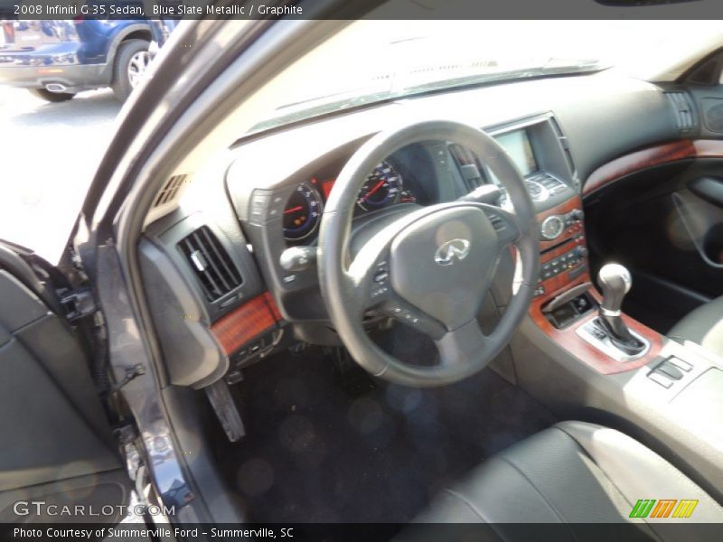 Blue Slate Metallic / Graphite 2008 Infiniti G 35 Sedan