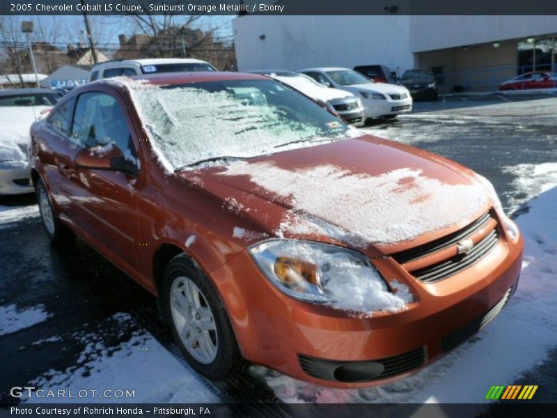 Sunburst Orange Metallic / Ebony 2005 Chevrolet Cobalt LS Coupe