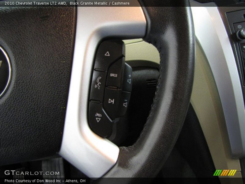 Black Granite Metallic / Cashmere 2010 Chevrolet Traverse LTZ AWD