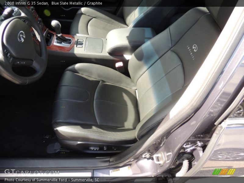 Blue Slate Metallic / Graphite 2008 Infiniti G 35 Sedan