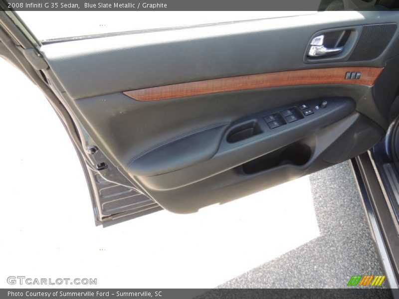 Blue Slate Metallic / Graphite 2008 Infiniti G 35 Sedan