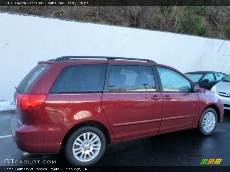 2010 Sienna XLE Salsa Red Pearl