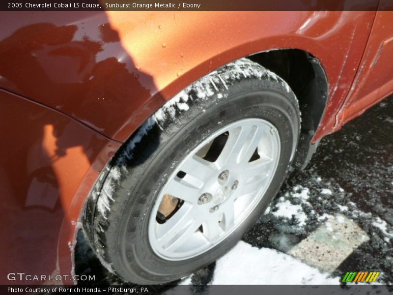 Sunburst Orange Metallic / Ebony 2005 Chevrolet Cobalt LS Coupe