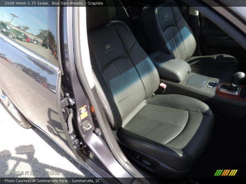 Blue Slate Metallic / Graphite 2008 Infiniti G 35 Sedan