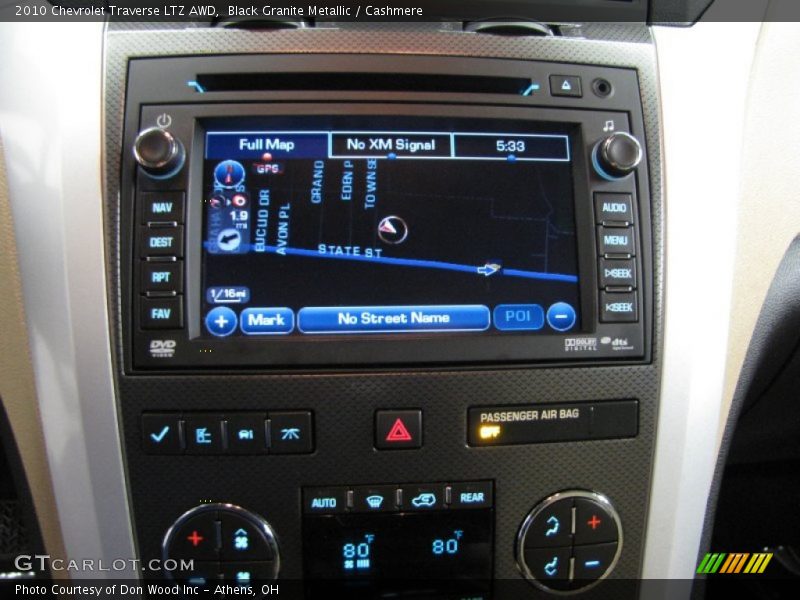 Black Granite Metallic / Cashmere 2010 Chevrolet Traverse LTZ AWD