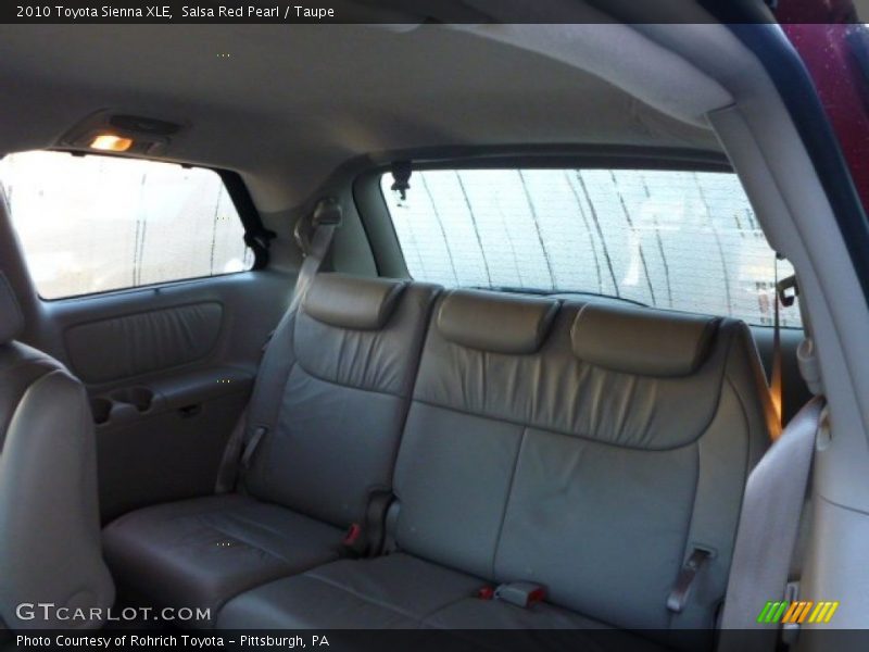 Salsa Red Pearl / Taupe 2010 Toyota Sienna XLE