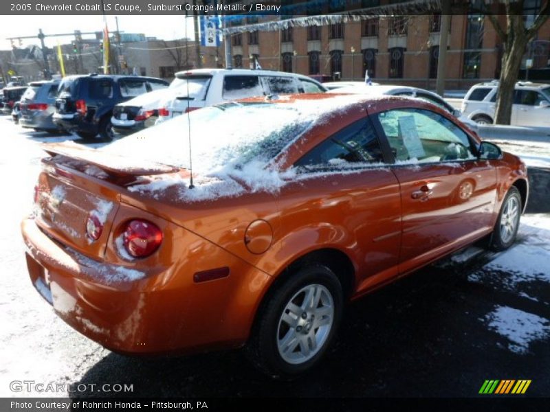 Sunburst Orange Metallic / Ebony 2005 Chevrolet Cobalt LS Coupe